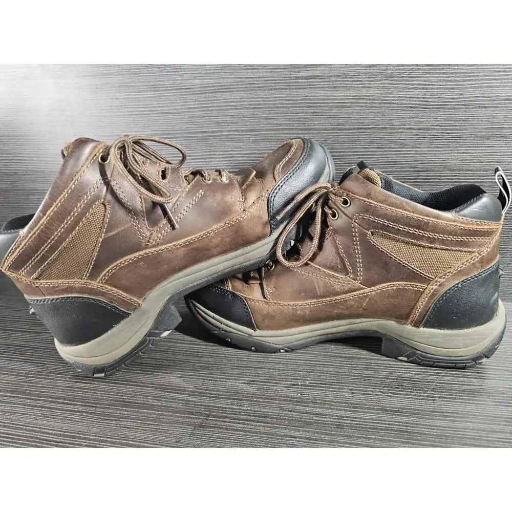 Ariat ATS Terrain Boots Mens 8.5EE Brown Leather 10002182 Hiking Outdoor Work